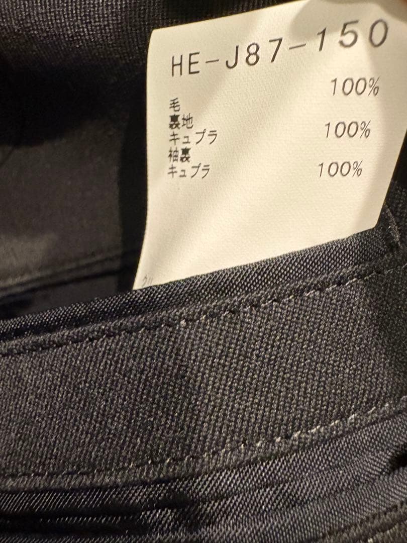 j*g様 YOHJI YAMAMOTO HOMME スーツギャバ２Bシングルジャ