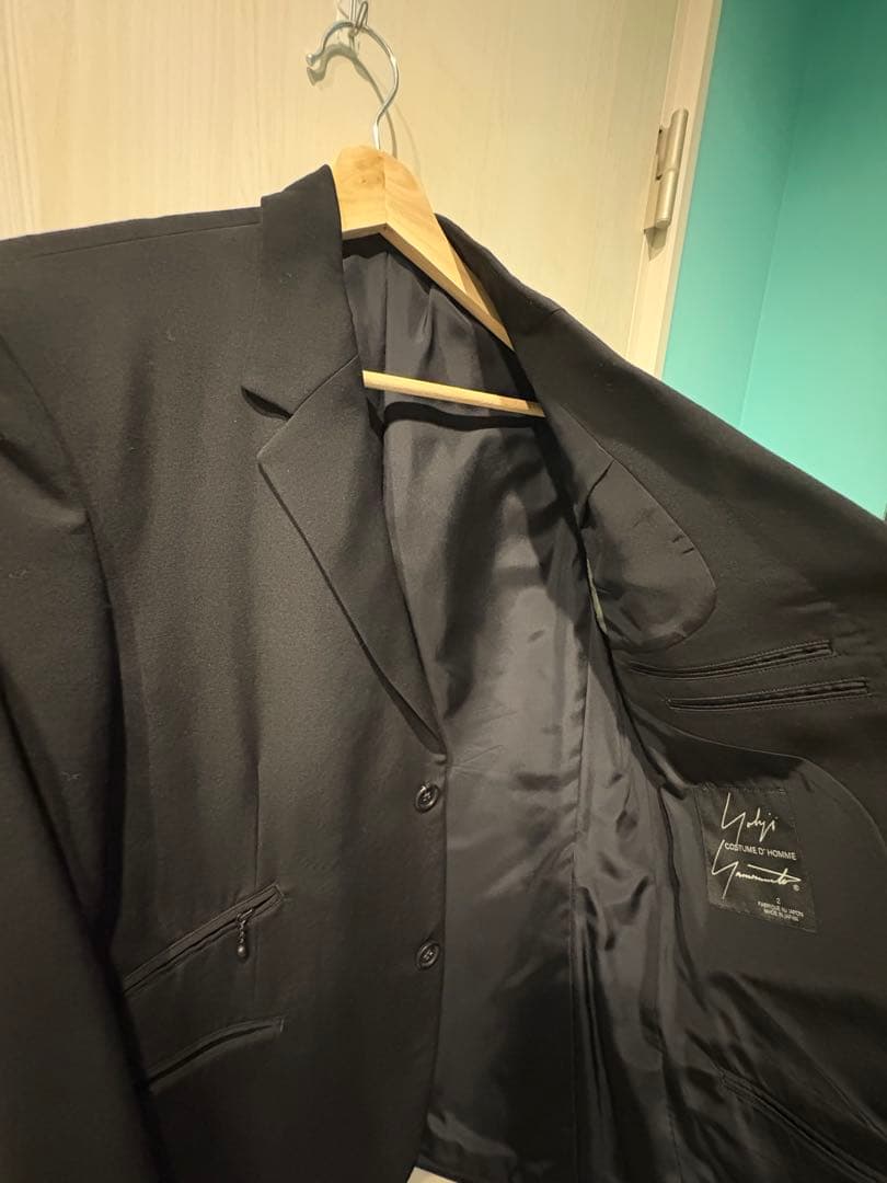 j*g様 YOHJI YAMAMOTO HOMME スーツギャバ２Bシングルジャ