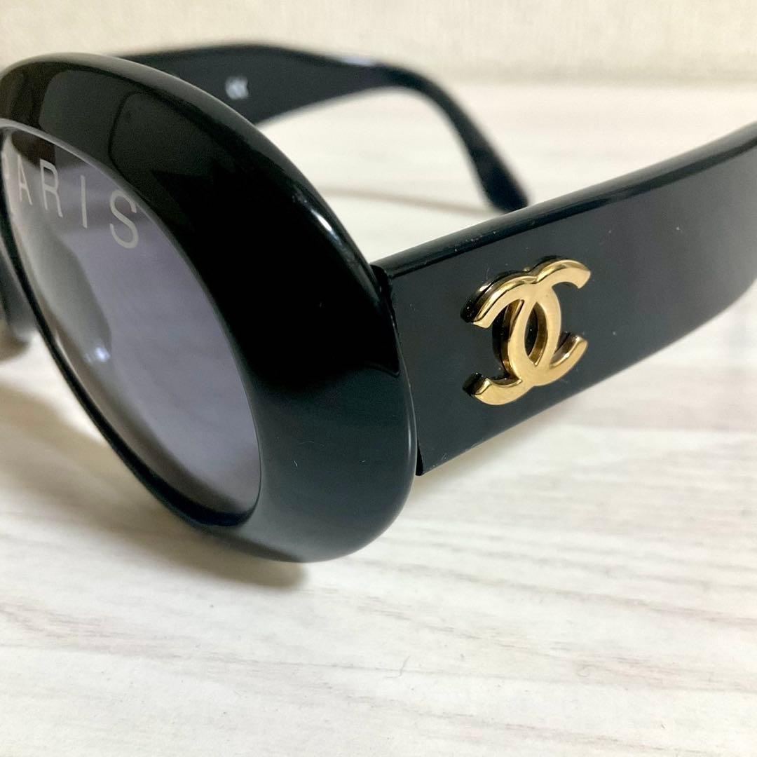 CHANEL シャネル サングラス 01947 ココマーク オーバル ケース付