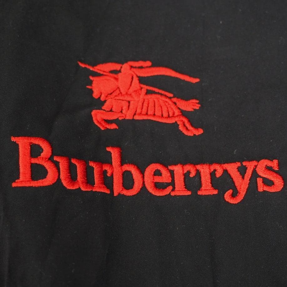希少 Burberry バーバリー Bステッチ モッズコート 中綿 ブラック