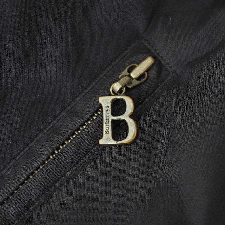 希少 Burberry バーバリー Bステッチ モッズコート 中綿 ブラック