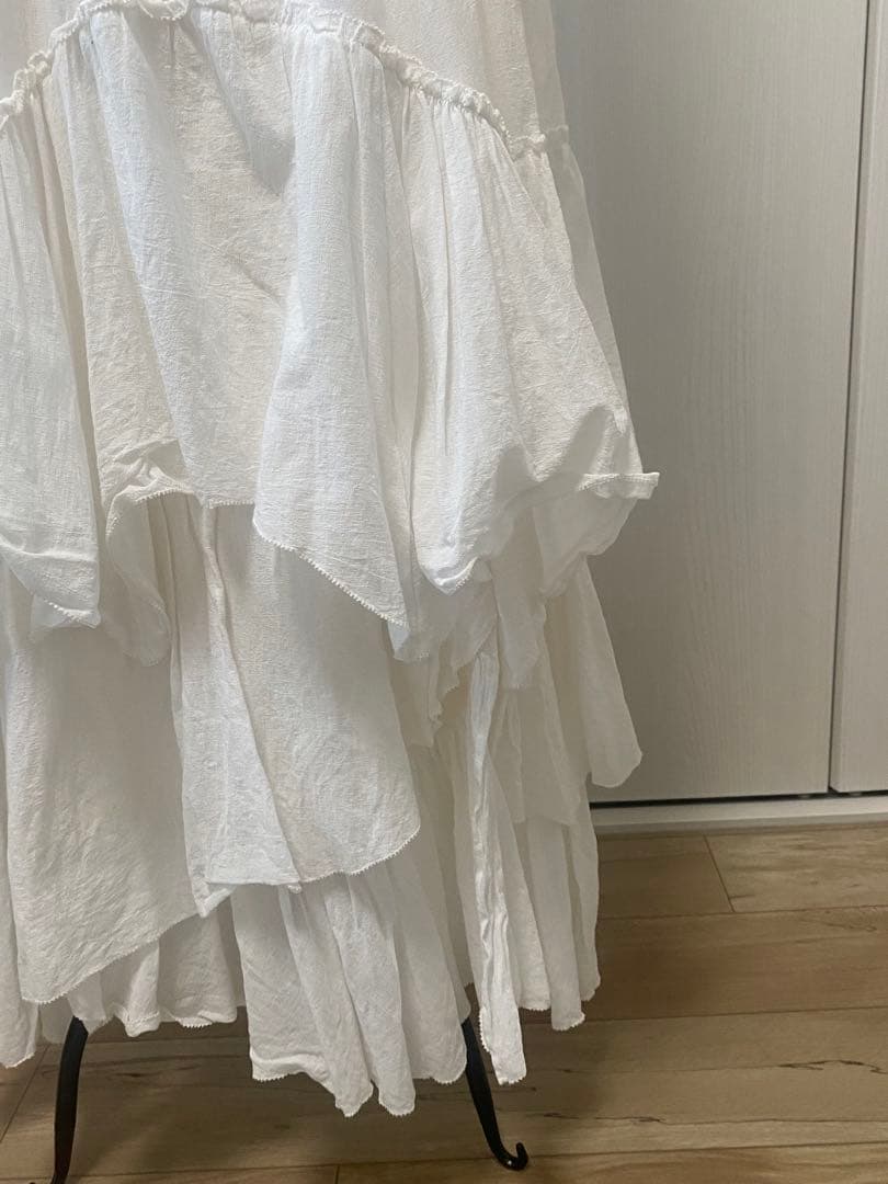CASA FLINE カーサフライン コットンティアードスカート