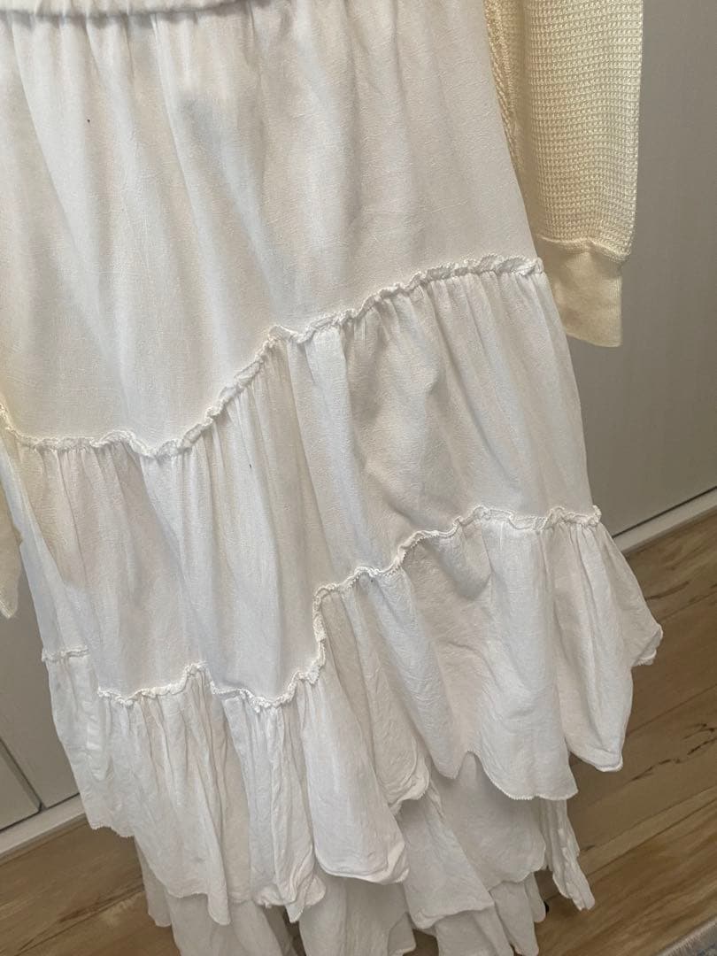 CASA FLINE カーサフライン コットンティアードスカート