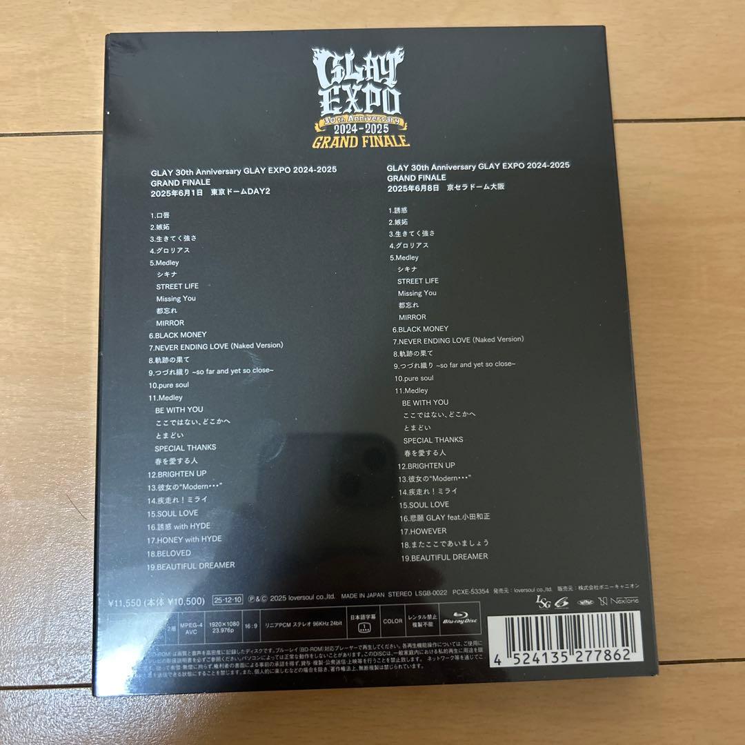 ミュージック GLAY EXPO 2024-2025 GRAND FINALE Blu-ray