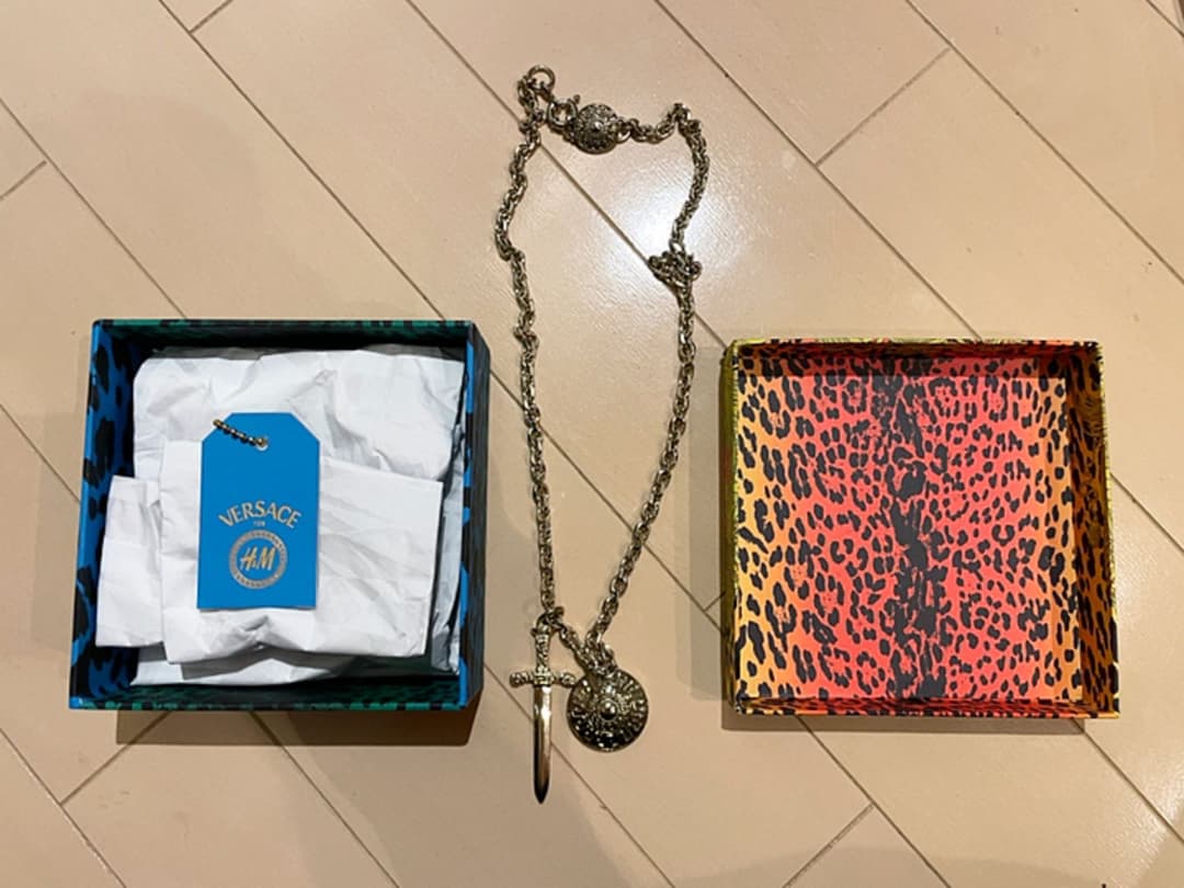  VERSACE コラボ 限定 ネックレス