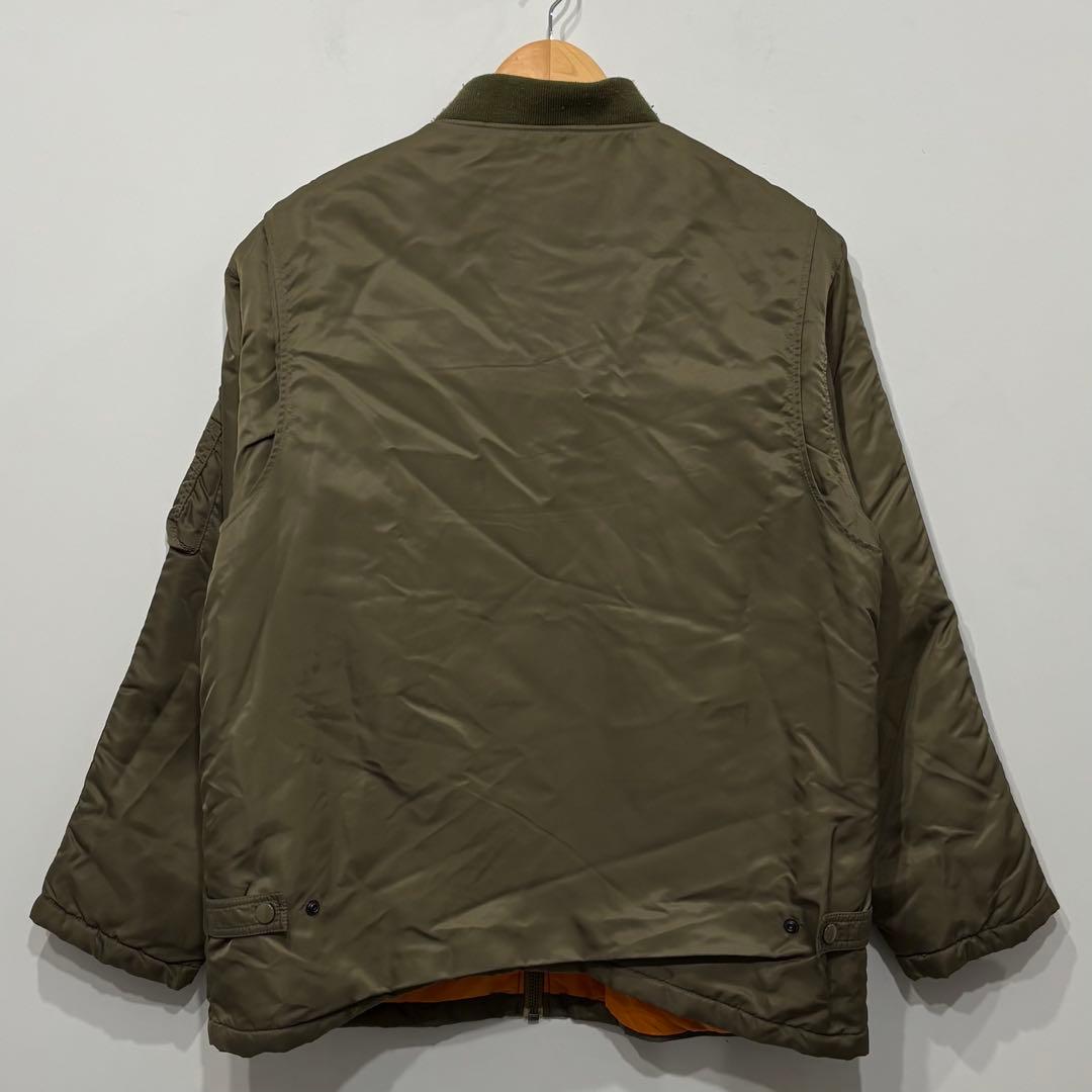 美品 90s OLD STUSSY MA-1 ミリタリーフライトジャケット XL