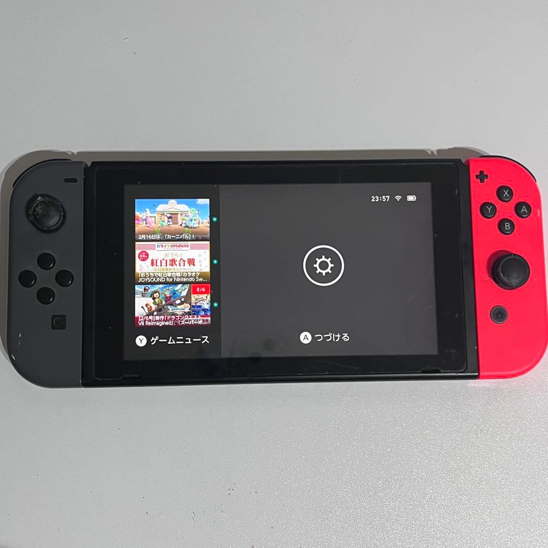 Nintendo Switch グレー/レッド 本体