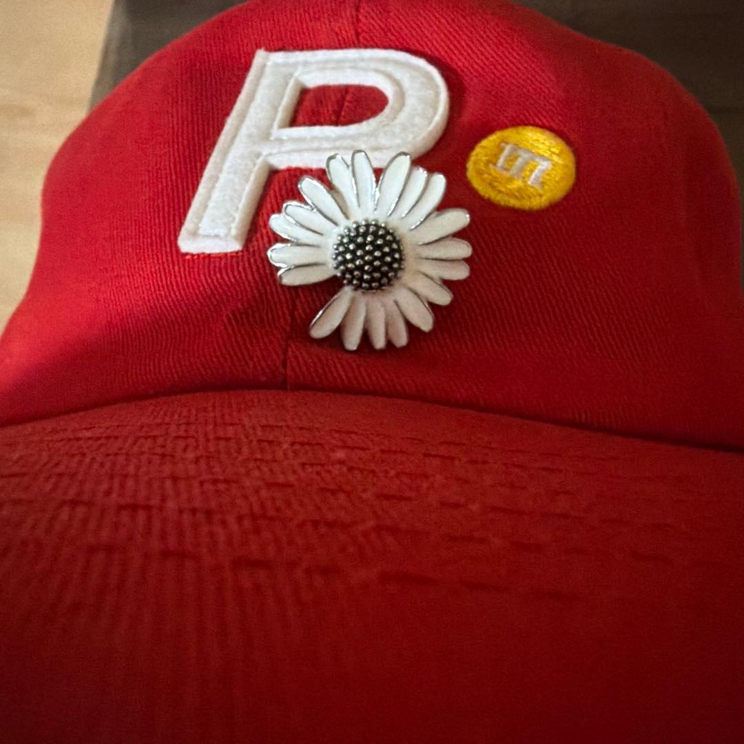 ジヨン愛用【確実正規品】Peaceminusone BALL CAP RED