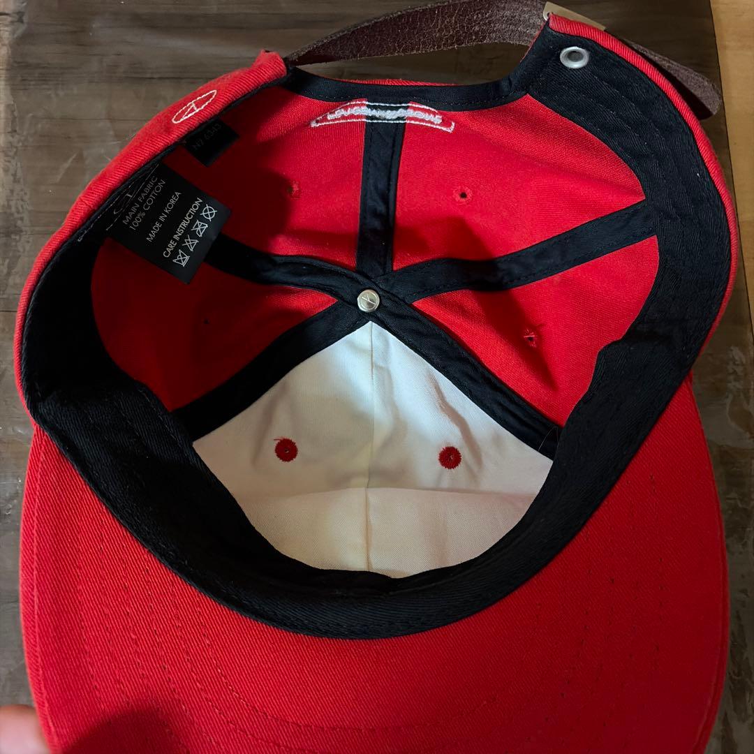 ジヨン愛用【確実正規品】Peaceminusone BALL CAP RED