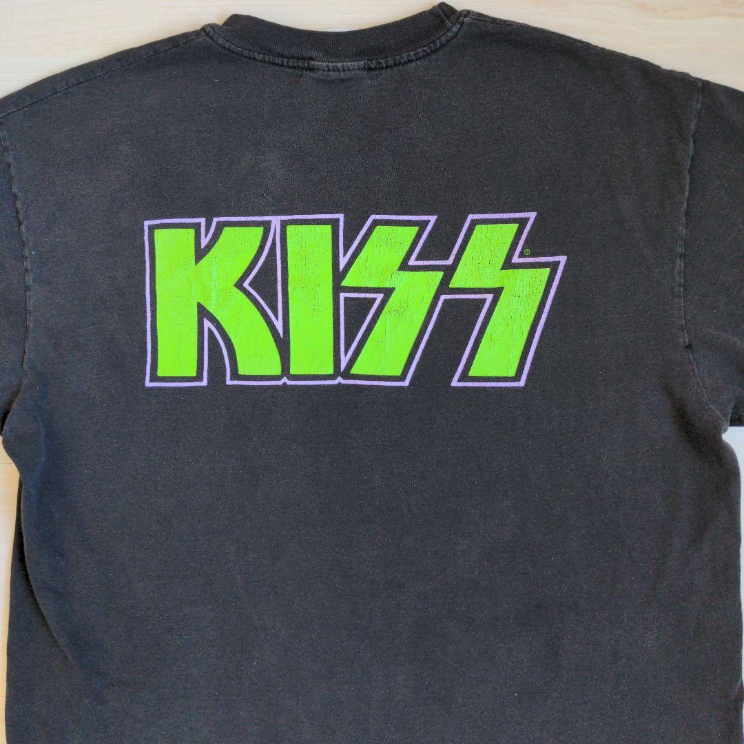 90'S 当時物 KISS キッス バンドTシャツ ヘインズ USA製 フェード
