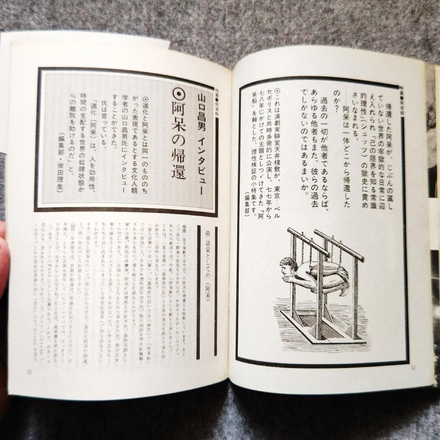 ◆古本◆演劇理論誌 地下演劇・11号◆特集：密室劇（阿呆船）◆寺山修司 天井桟敷