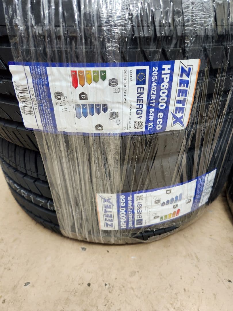 新品　4本　ZEETEX　HP6000　205/40ZR17
