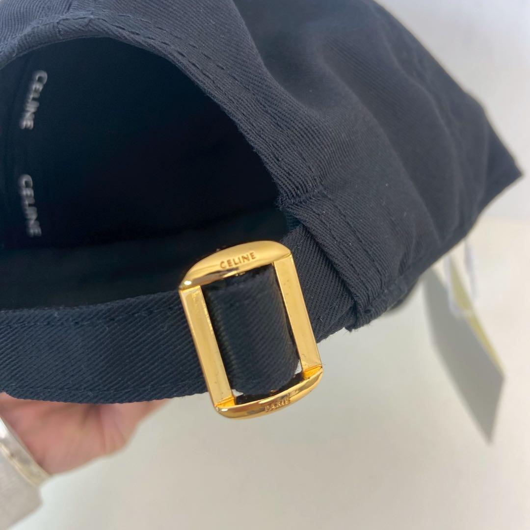 CELINE ロゴ ベースボックキャップ M サイズ 中古