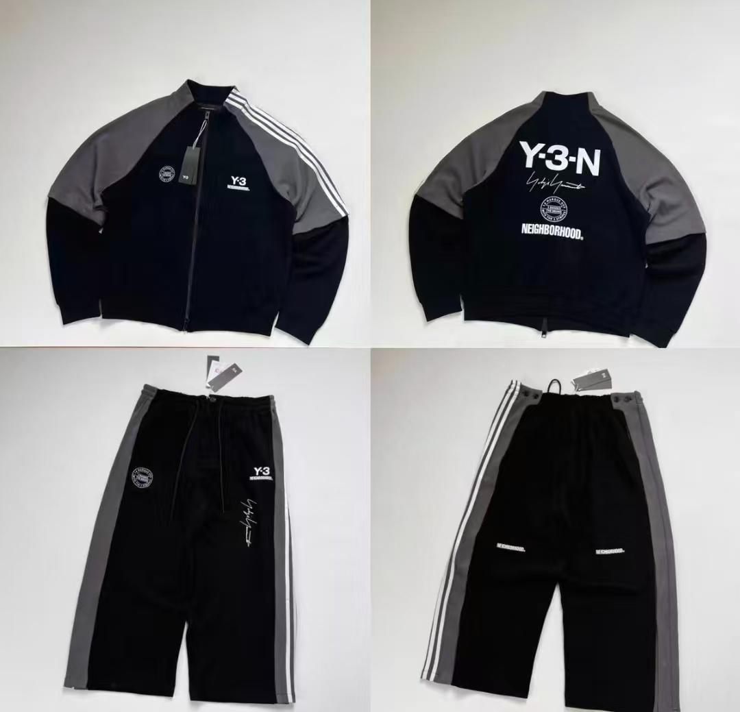 Y-3 × NEIGHBORHOOD ジャージ上下セット ブラック/グレー