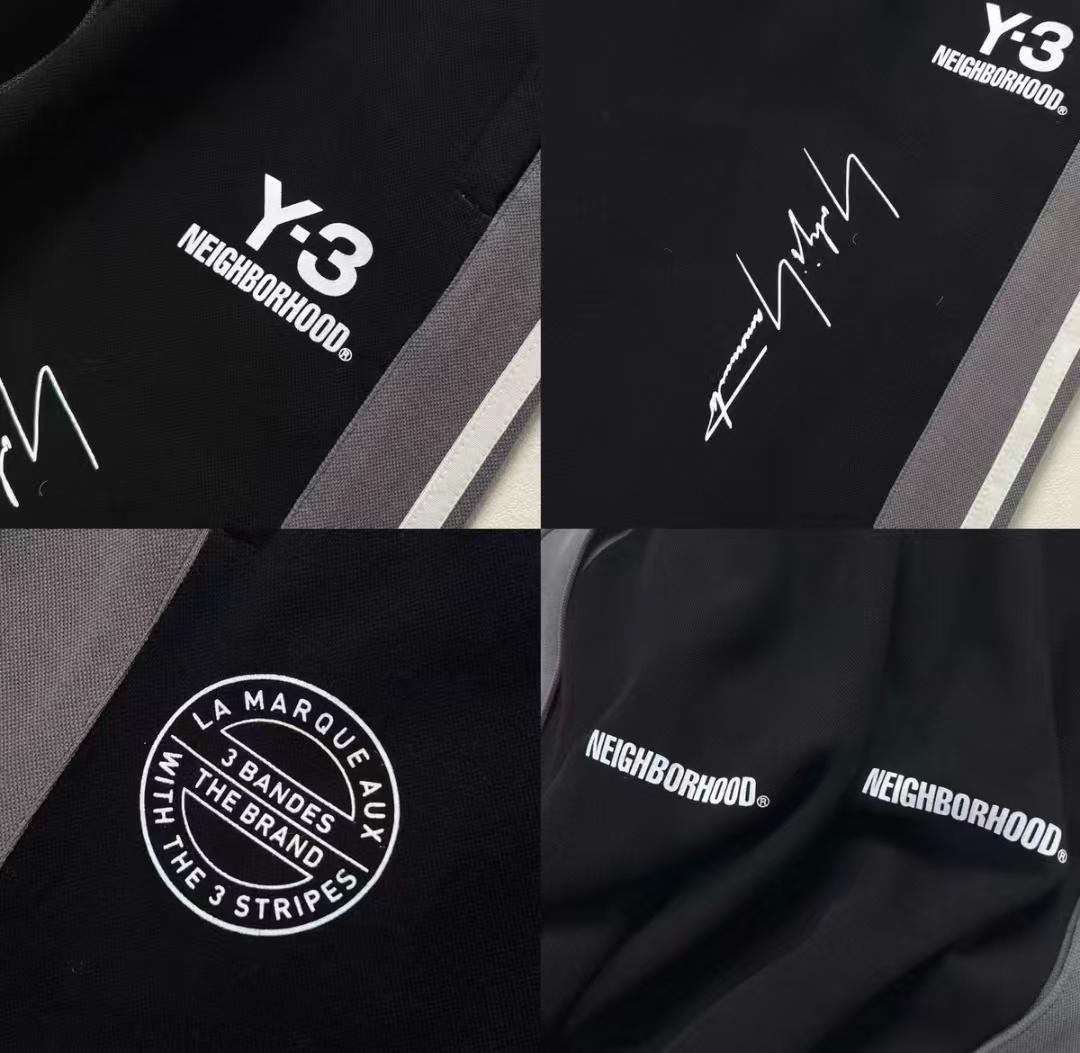 Y-3 × NEIGHBORHOOD ジャージ上下セット ブラック/グレー