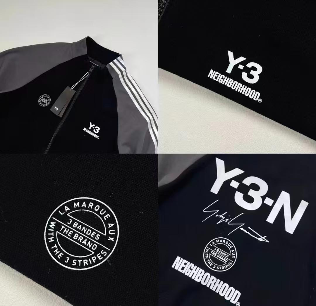 Y-3 × NEIGHBORHOOD ジャージ上下セット ブラック/グレー