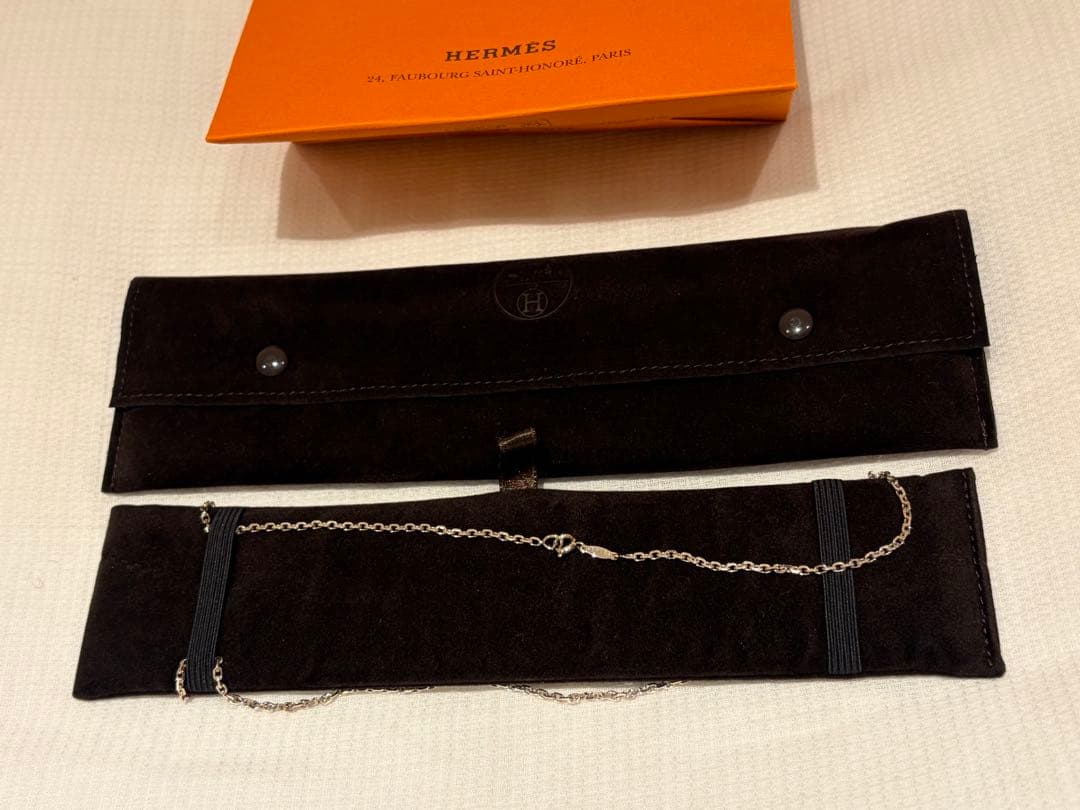 HERMES チェーンネックレス 50cm Ag925