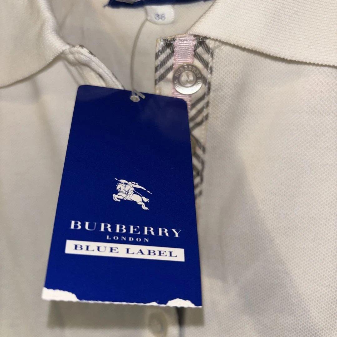 Burberry ホワイト ポロシャツ 38新品未使用品