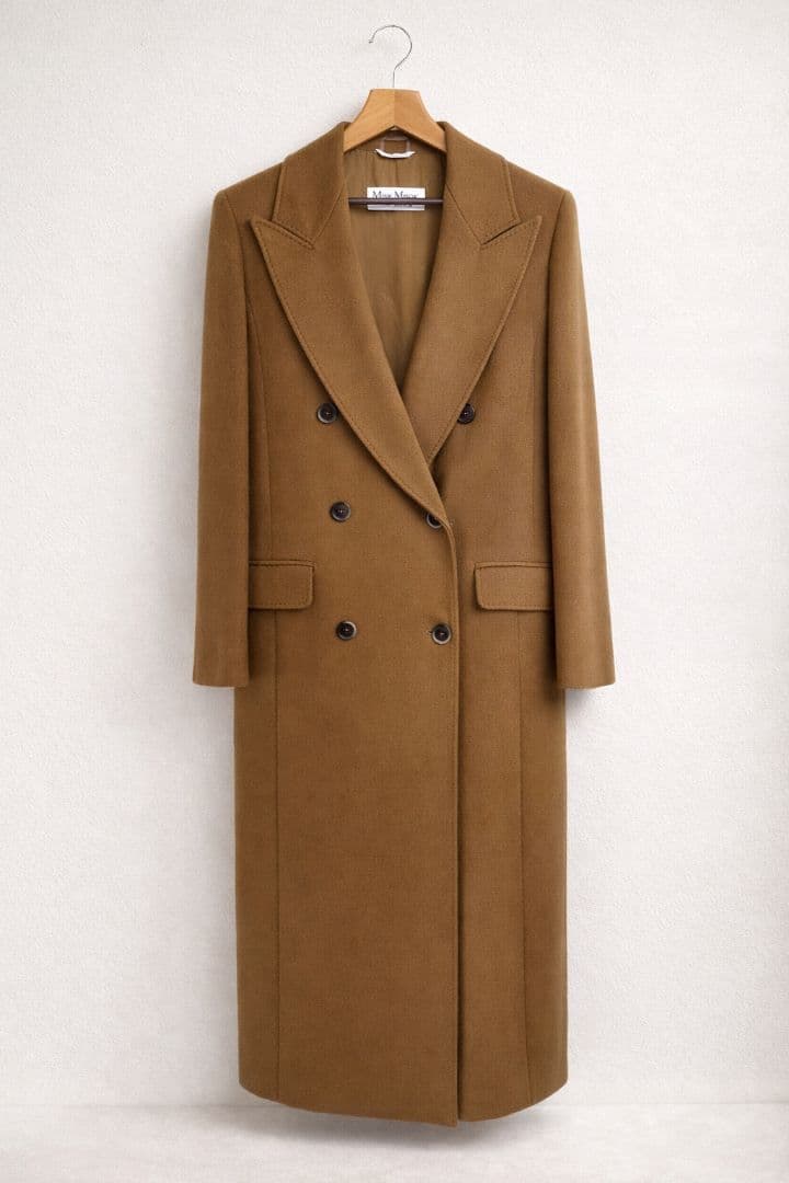 え*す様 Max Mara 白タグ カシミヤ100% ロングコート　着丈126