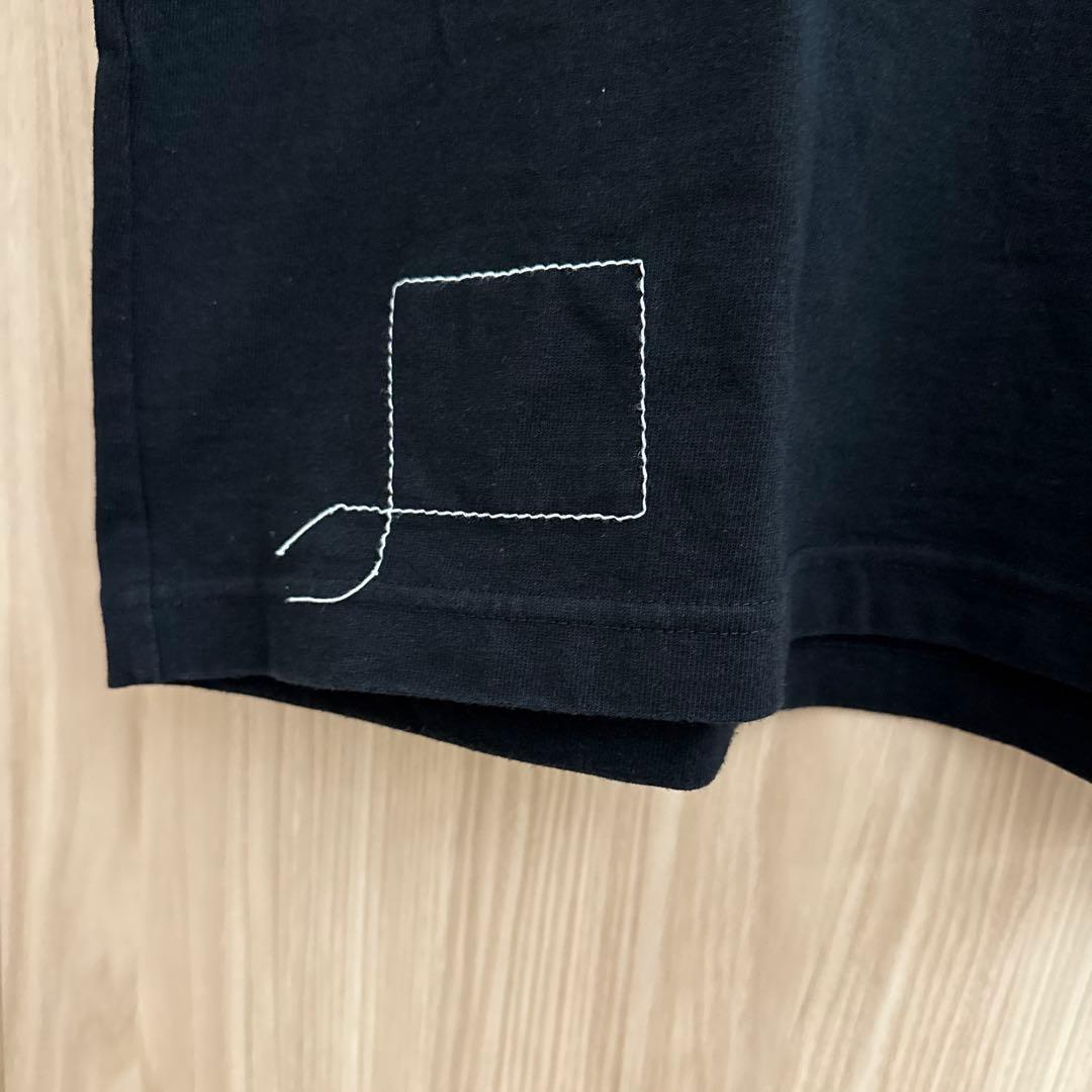 【sacai×WTAPS】Flock Print T-Shirtブラックサイズ2