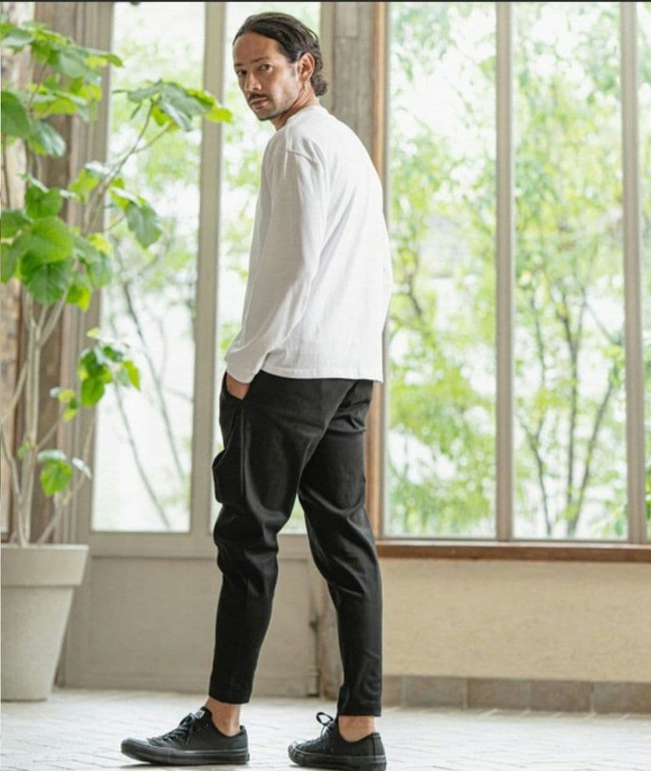 CAMBIO サルエルテーパードパンツ
