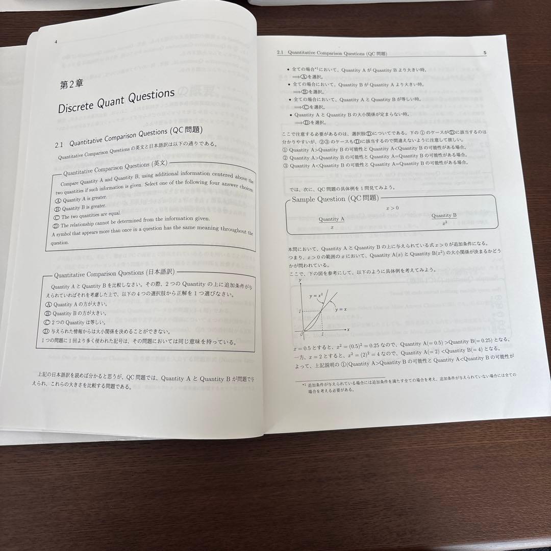 ハイバーさん専用　値下げしましたGRE 数学完全攻略 上下セット　Jmath