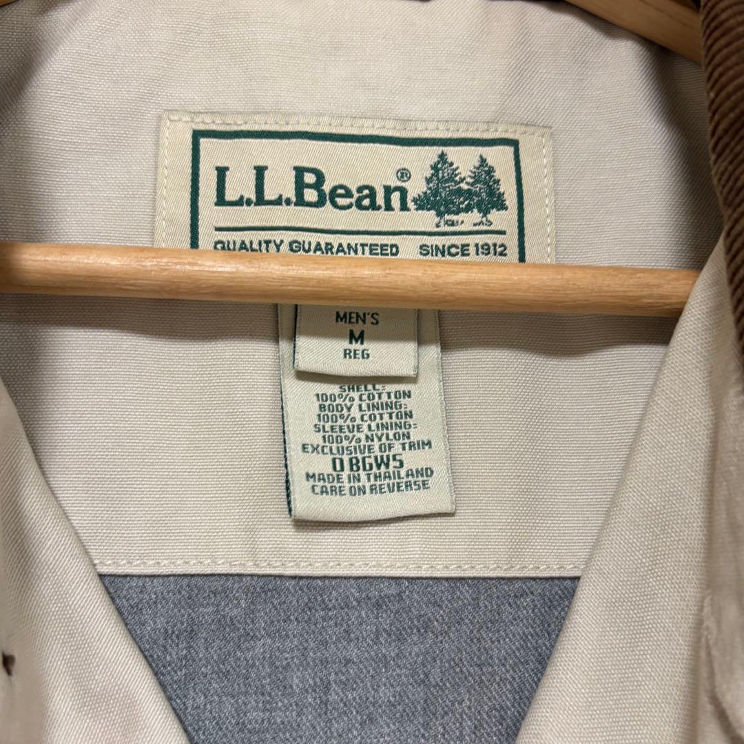 L.L.Bean ベージュ カバーオール ワークジャケット　 M