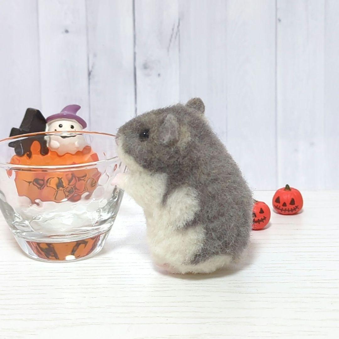 372 gigi 羊毛フェルト ハムスター