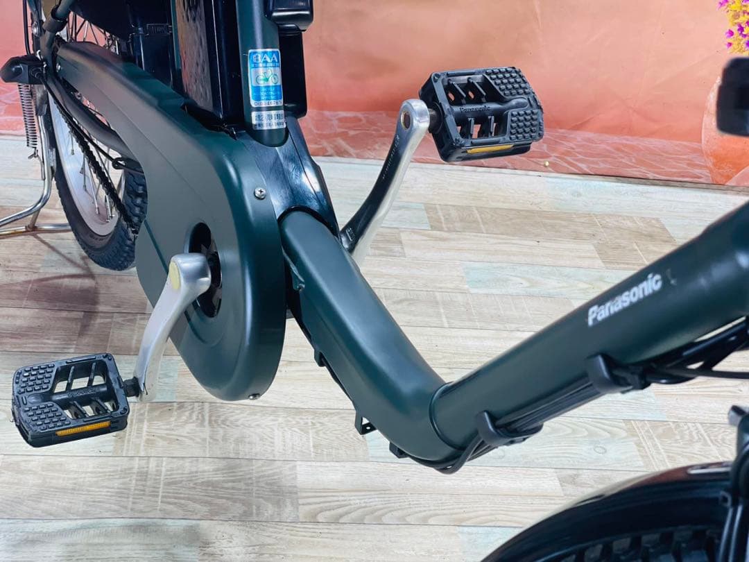 パナソニックギュット⭐️12AH！子供乗せ電動アシスト自転車Y2366
