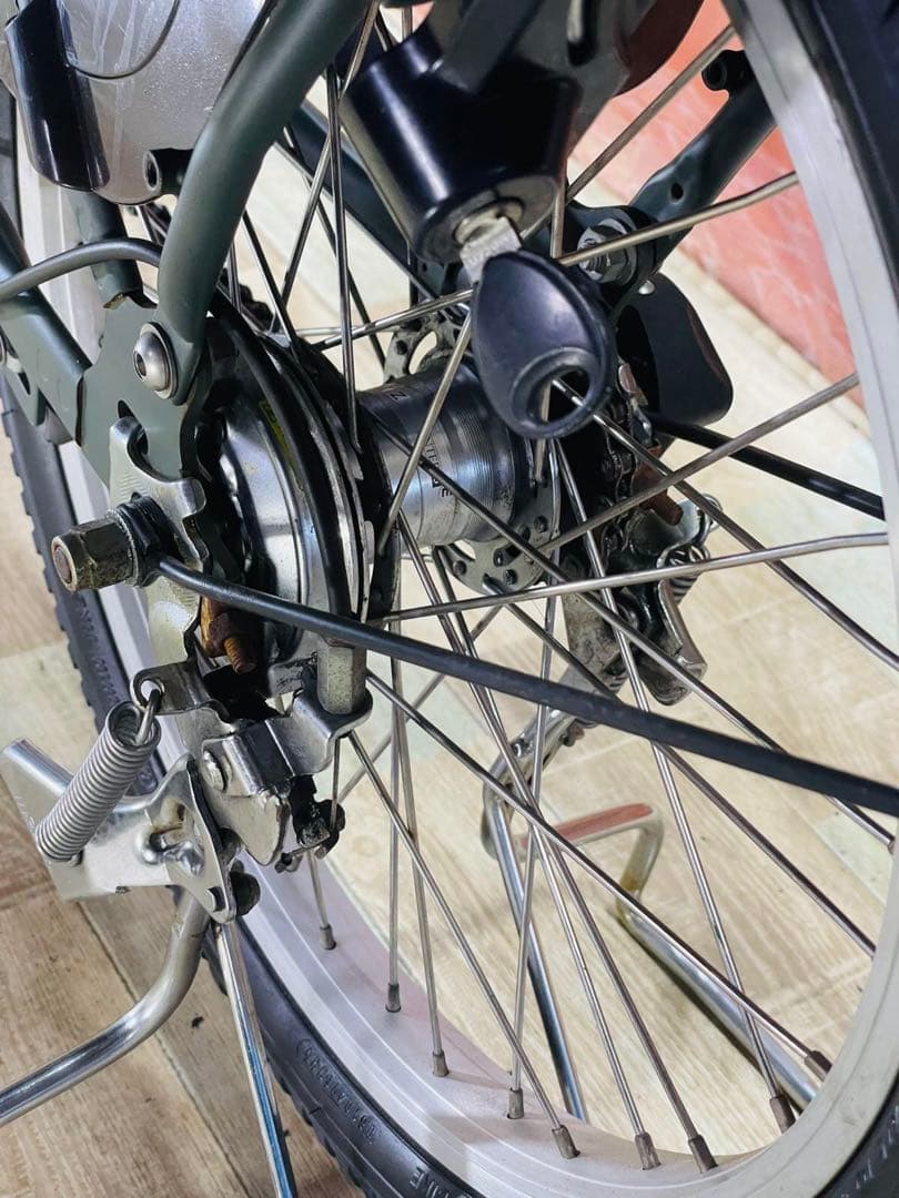パナソニックギュット⭐️12AH！子供乗せ電動アシスト自転車Y2366