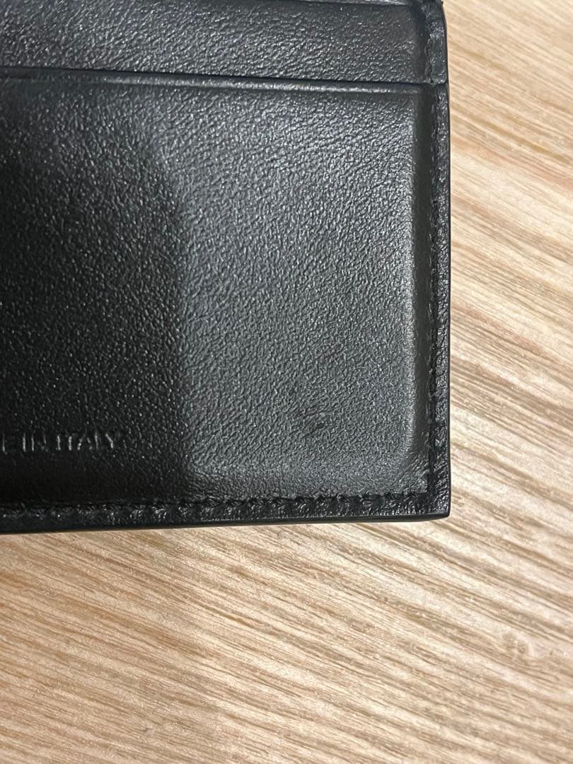 CELINE 三つ折り財布 黒 レザー