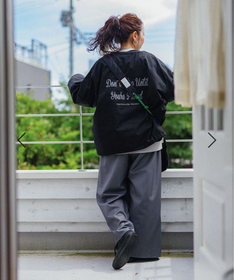 ニコアンド misayoミリリメイクジャケット ブラック 新品