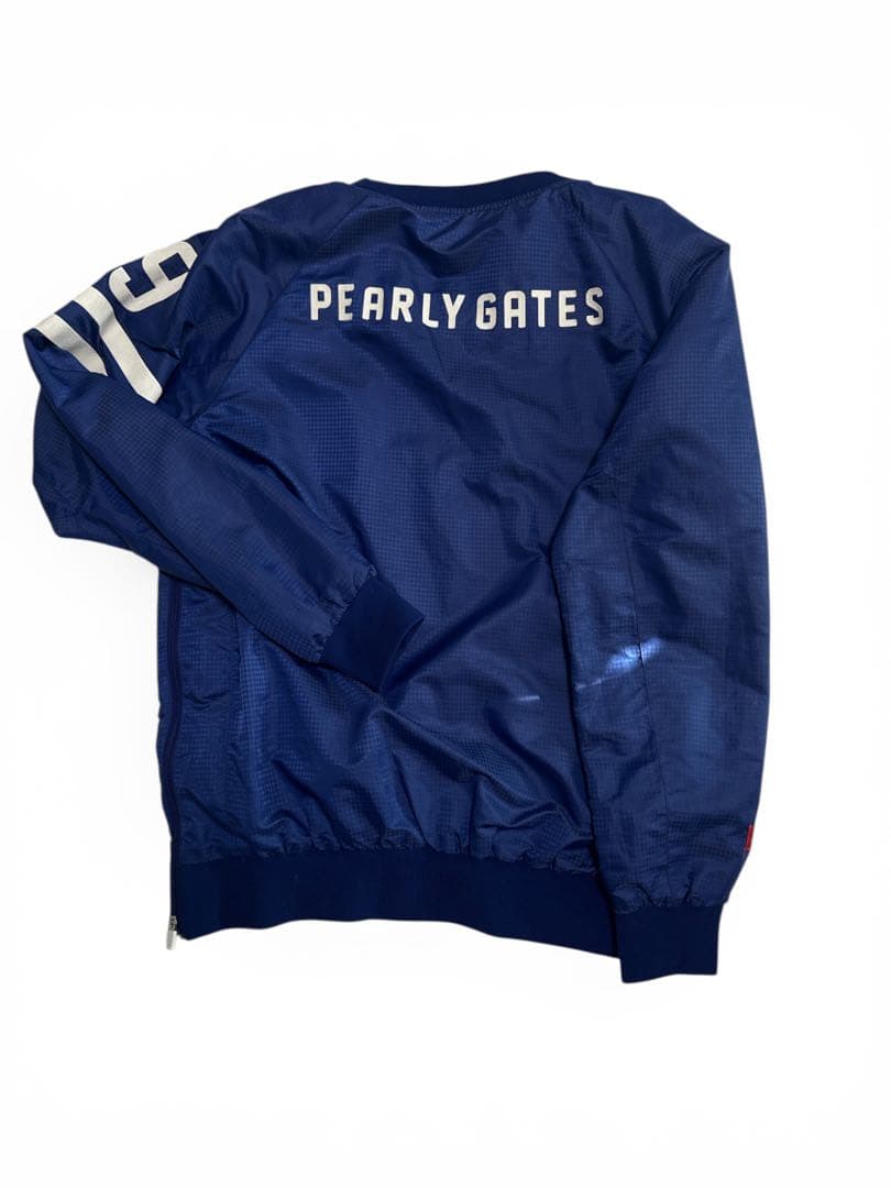 値下げ　PEARLY GATES ブルゾン 防風 保温 ブルー 3
