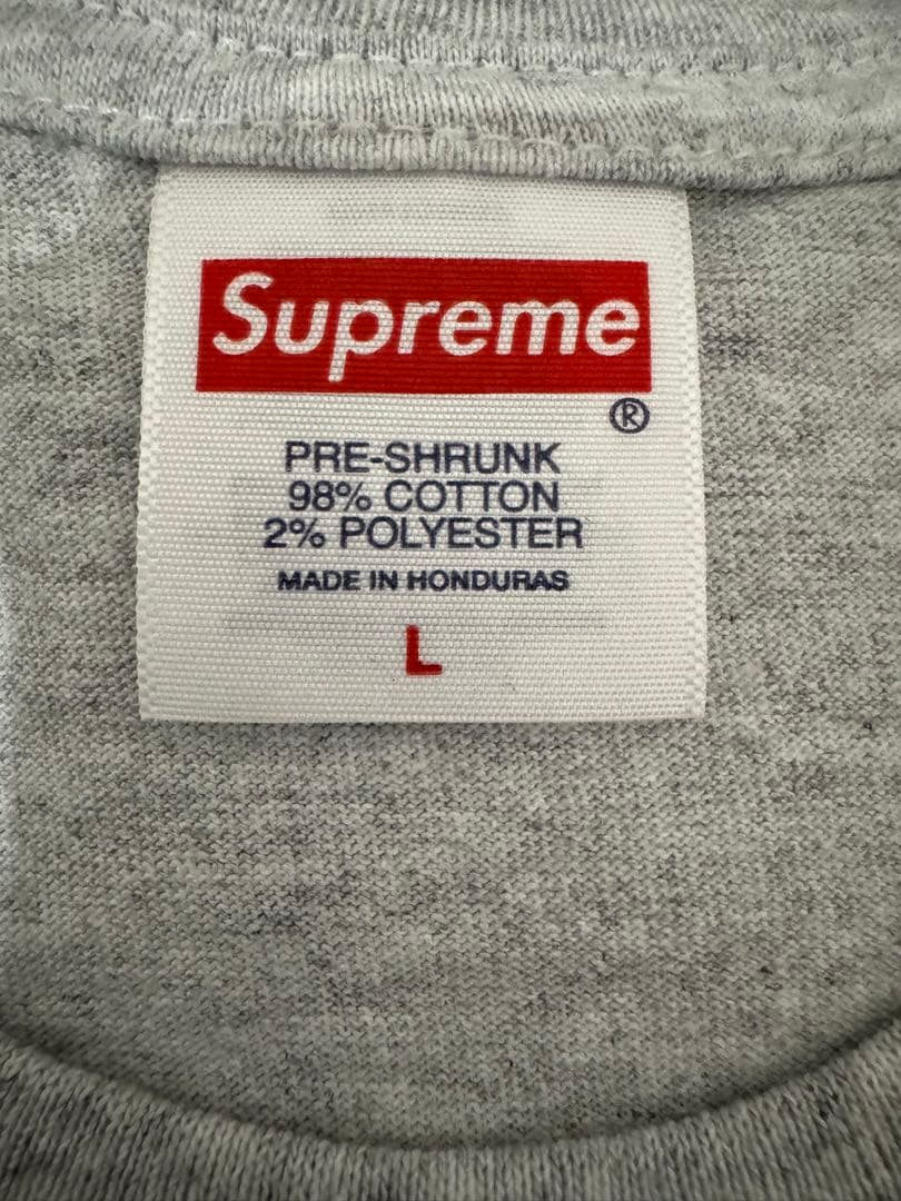 トップス Supreme 25FW 25AW Stick Tee Ash Grey