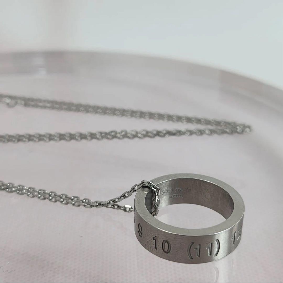 t*a様 【MAISON MARGIELA】ナンバリング ネックレスSILVER