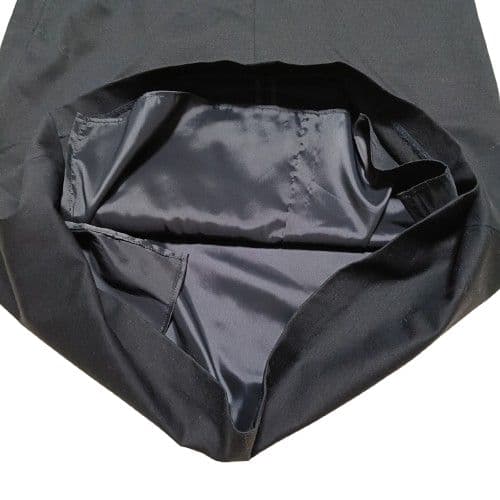 新品未使用タグ付 自由区 ロングワンピース切替 ネイビー Washable 38