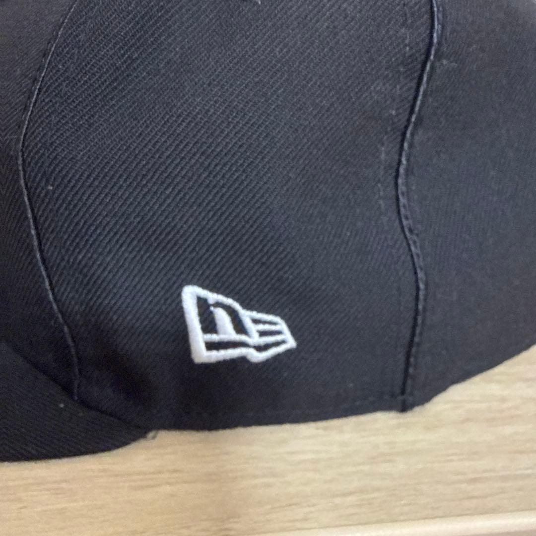 Supreme 59FIFTY ブラックキャップ 7 3/8