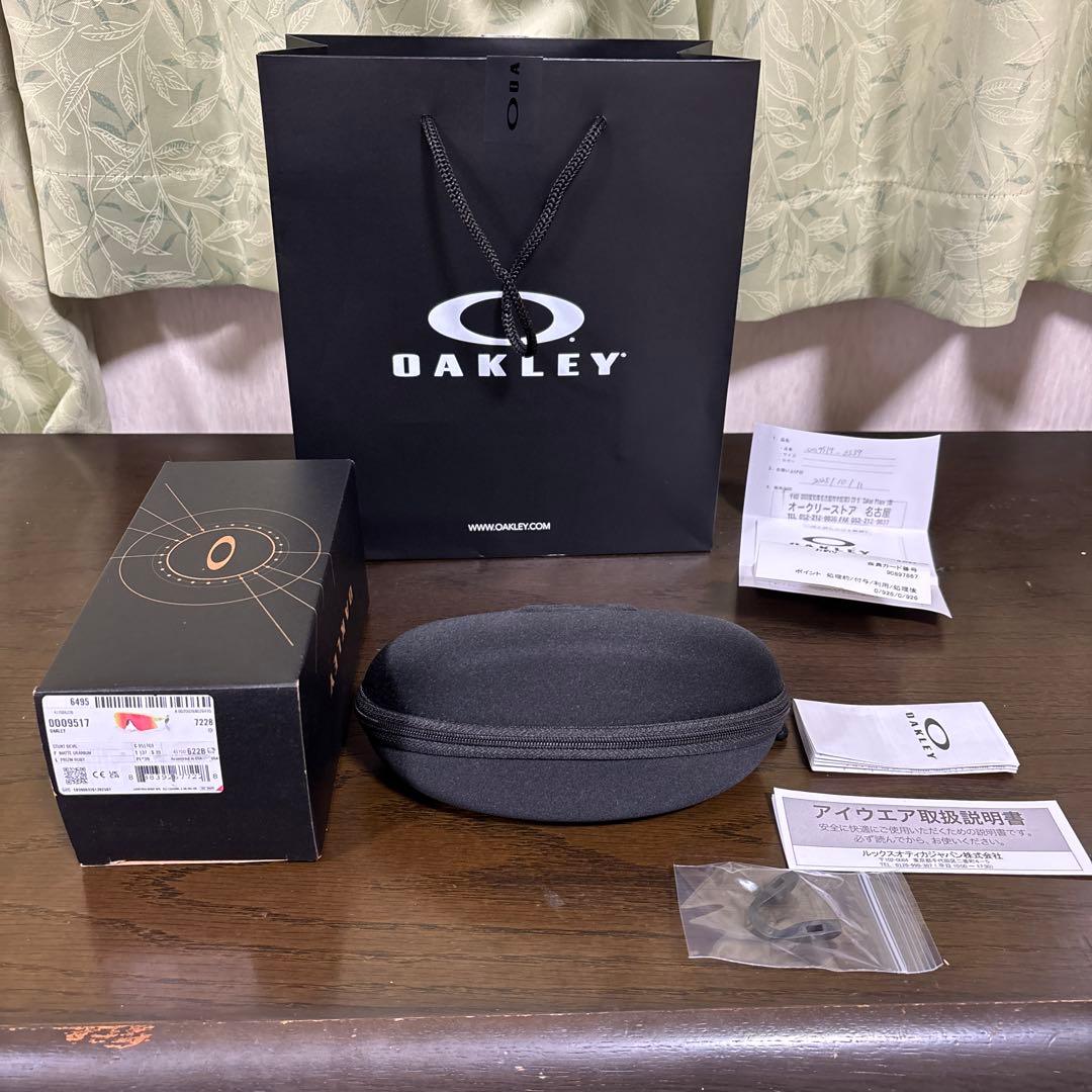 美品中古　正規品オークリー スタントデビル　プリズムルビーレンズ