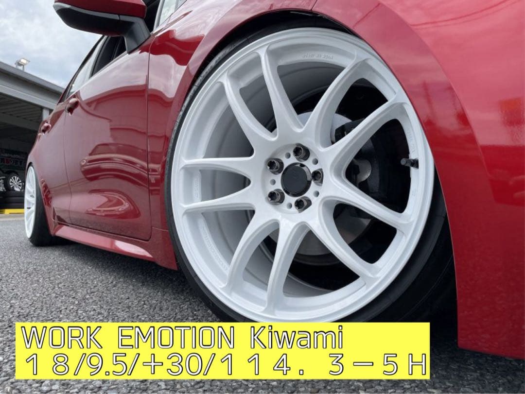 タイヤ・ホイール WORK EMOTION Kiwami 18/9.5/+30/114. 3-5H