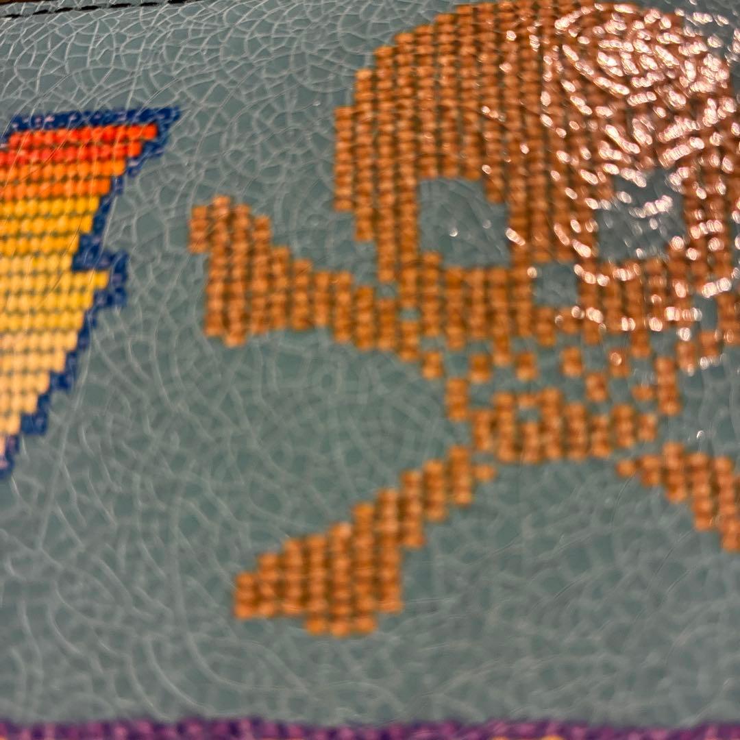 新品　Vivienne Westwood スカルデザイン　二つ折り財布　希少レア