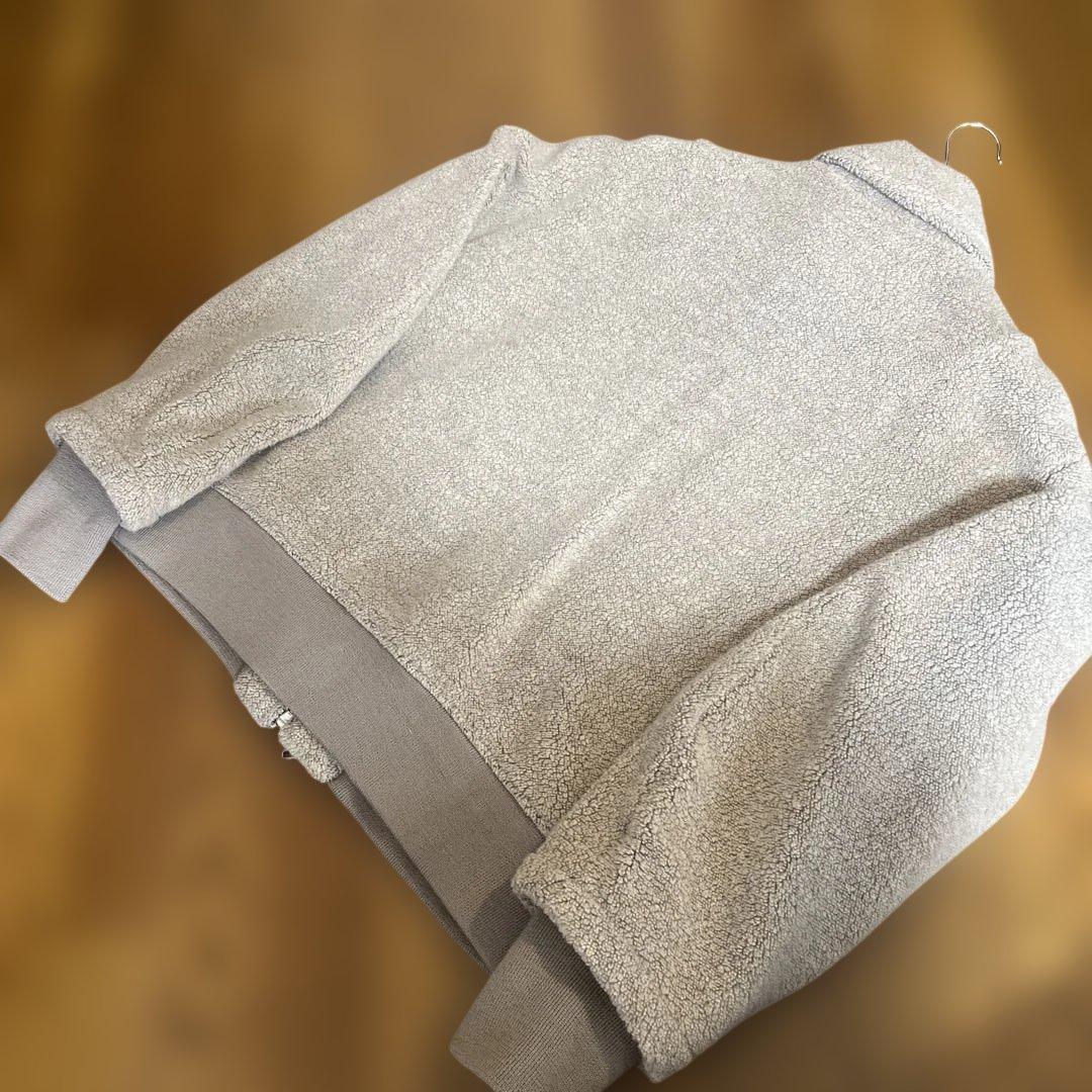 ウル URU WOOL BOA BLOUSON IVORY サイズ2 ボア