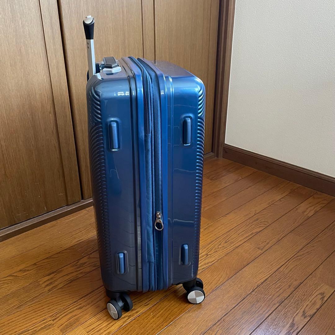 サムソナイト　ヴォラントスピナー61/22 拡張キャリー　50〜59L ブルー