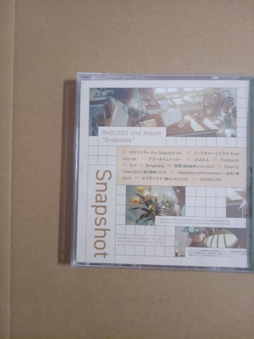 アニメ ReGLoSS 2nd Album Snapshot