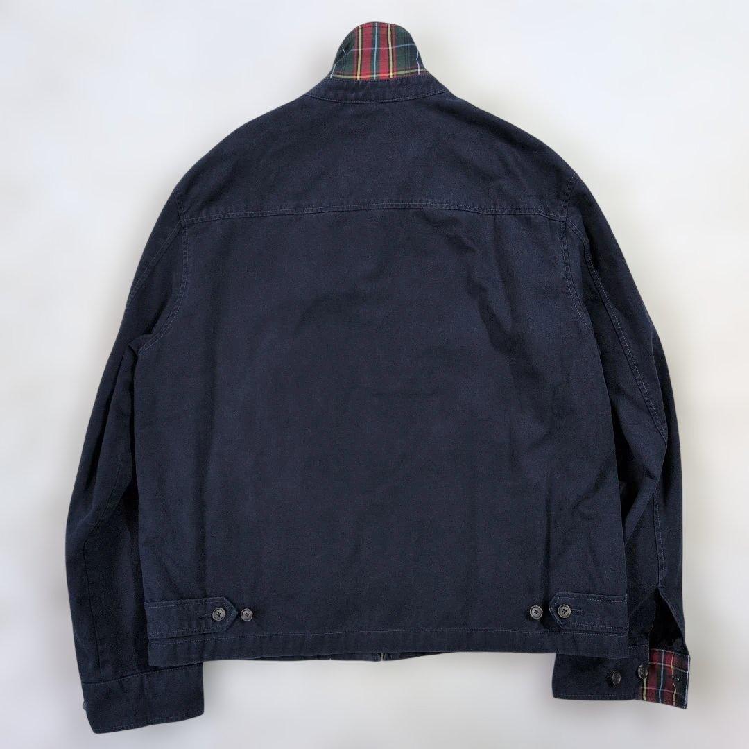 【現行タグ/美品】ポロラルフローレン スイングトップ 綿100% L 紺