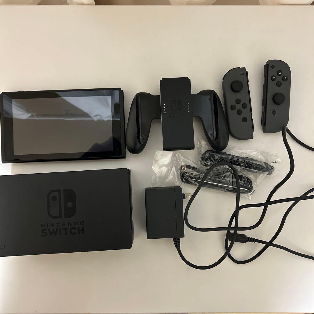 即日発送！任天堂Switch 本体バッテリー強化版 グレー