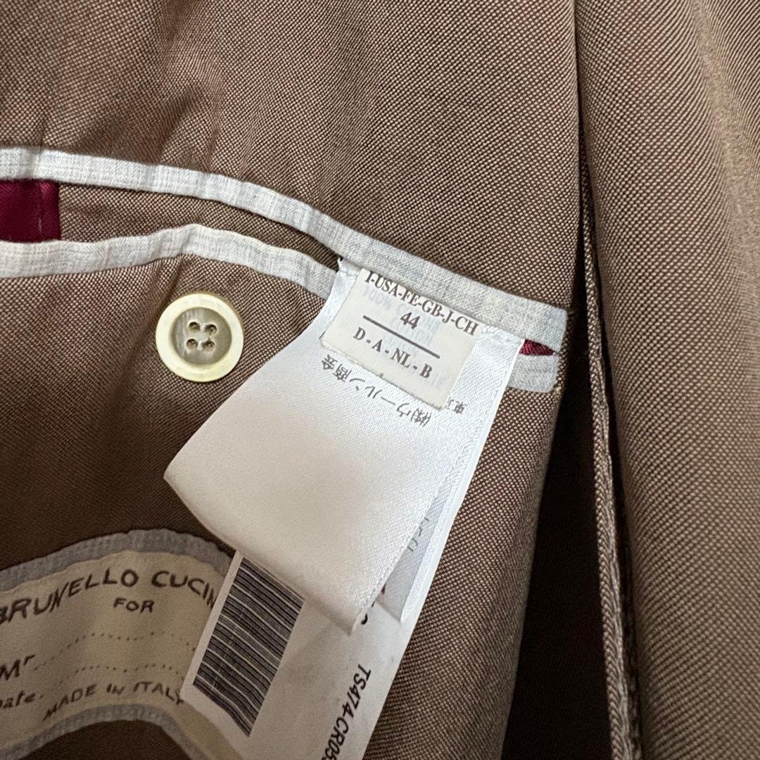 Brunello Cucinelli ダブルブレストジャケット　44