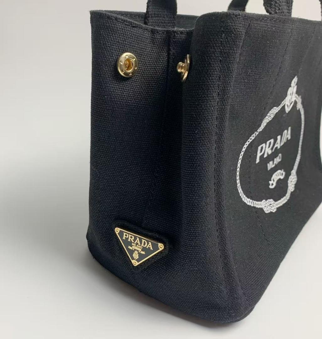 PRADA ショルダー付 ハンドバッグhj
