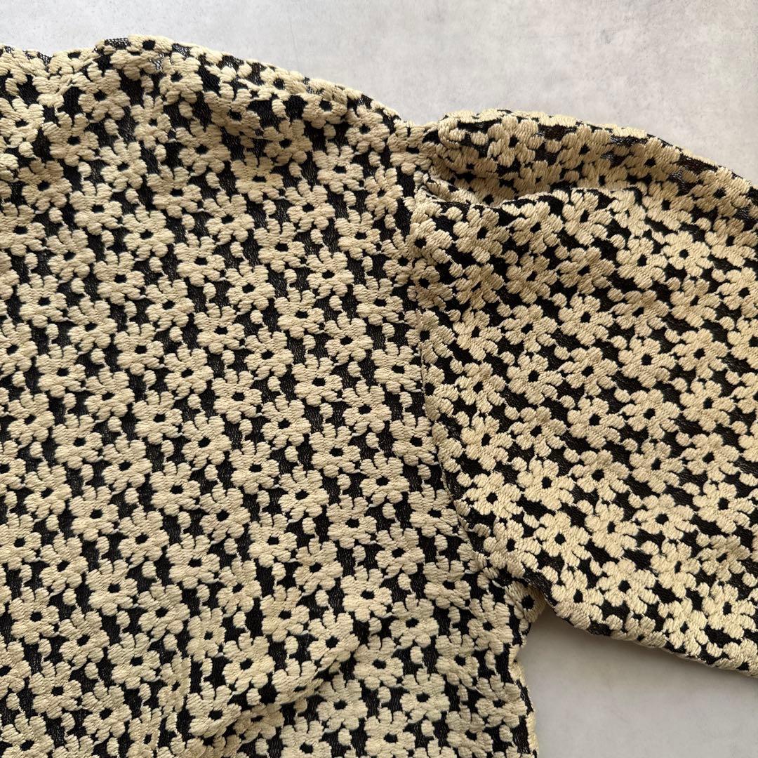 値下げCLANEクラネ 3D FLOWER LACE CARDIGAN