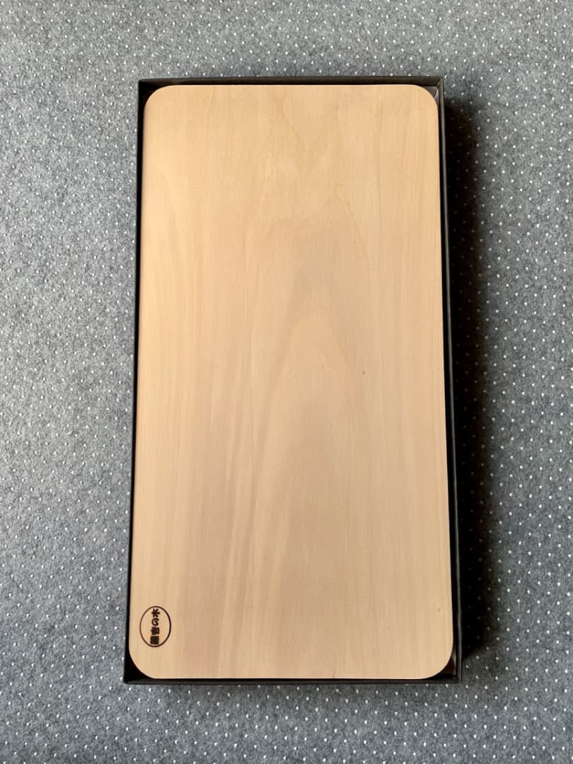 新品 箱入り ginkgo 木製まな板 銀杏