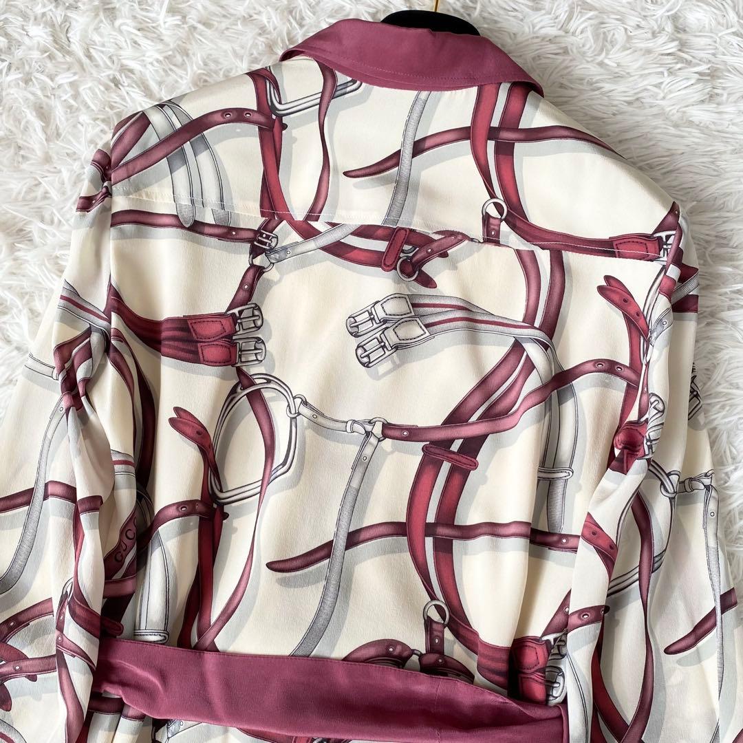 kokona◆入手困難◆美品◆GUCCI シャツワンピース シルク100